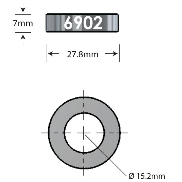 6902 Over Axle Adapter Dimensions