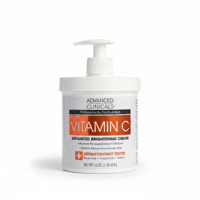 Advanced Clinicals Vitamin C Advanced Brightening Cream (Spa Size 454g)