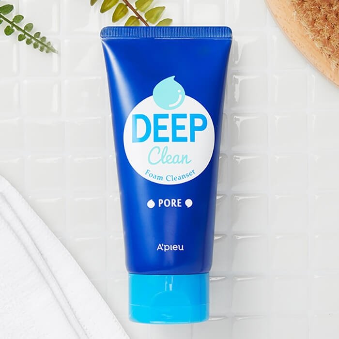 A'PIEU Deep Clean Foam Cleanser Pore غسول رغوي كريمي من ايبيو