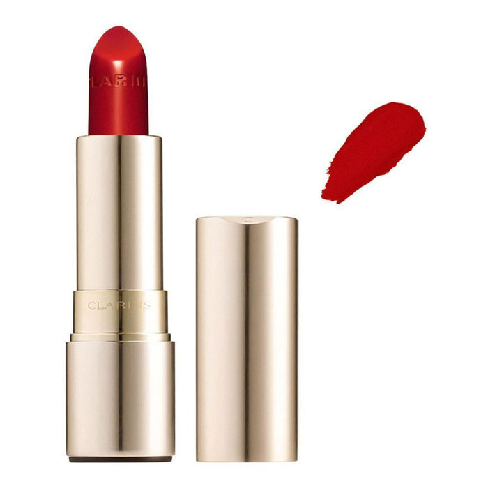 Clarins Lipstick Joli Rough Moisturizing Long Wearing Fiery Red 763