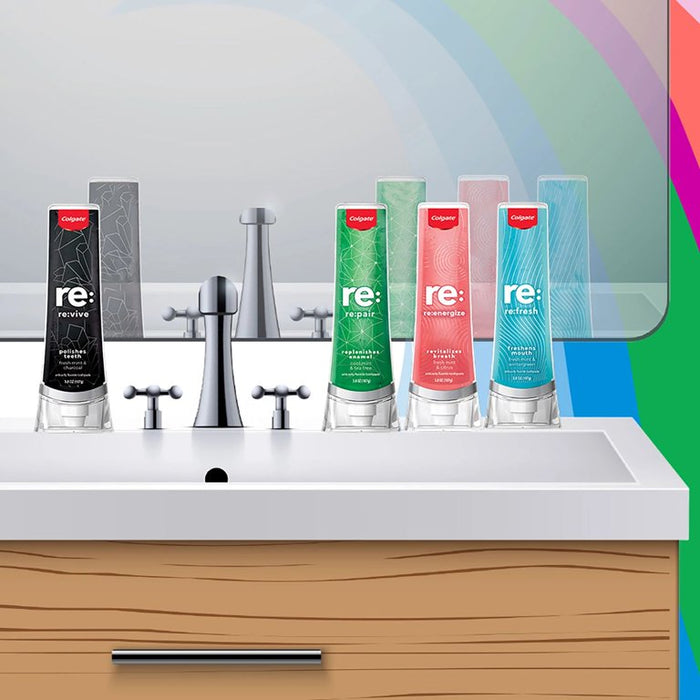 COLGATE Re: Toothpaste, Anticavity Fluoride Toothpaste مجموعه معجون الاسنان
