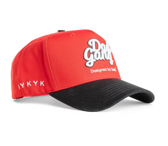 DAD GANG Red and Black Trucker Hat