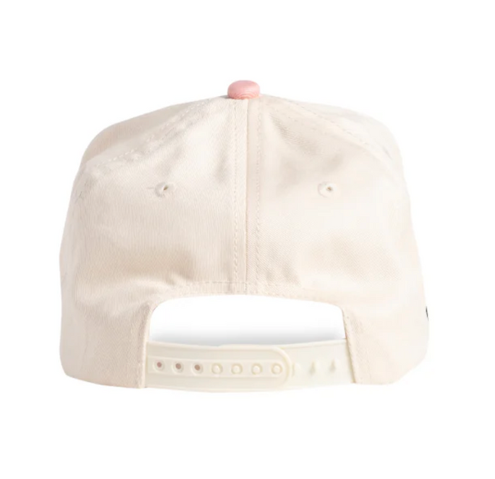 DAD GANG White and Pink Horsepower Trucker Hat