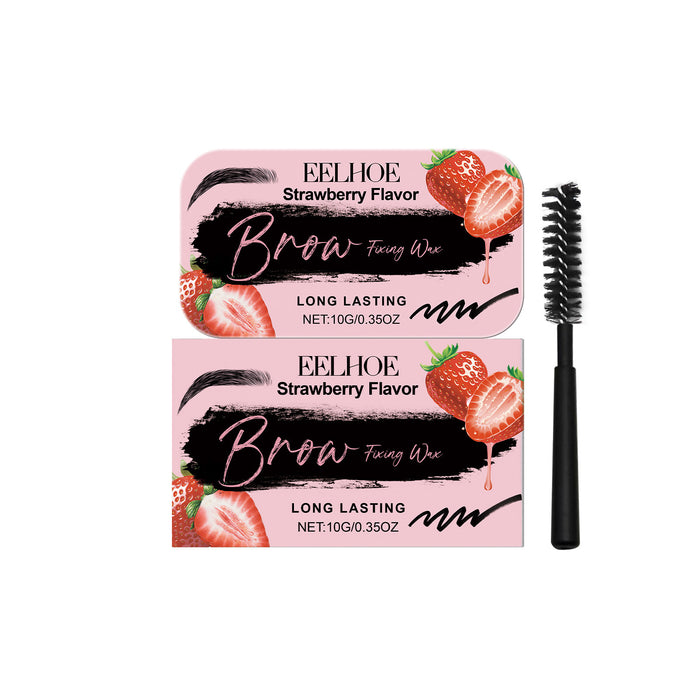 EELHOE Eyebrow Wax Kit Strawberry Eyebrow Brush EELHOE COSMETICS