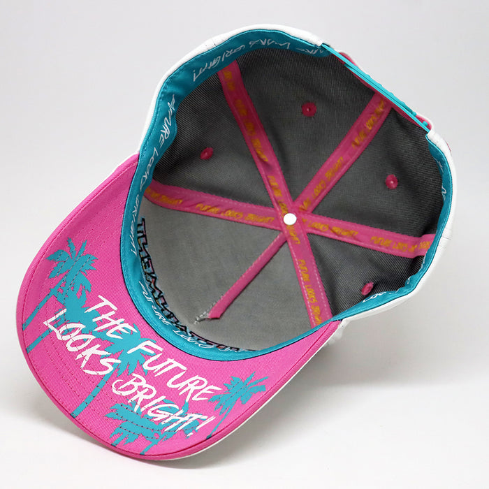 Future Looks Bright Valuetainment Orlando White and Teal Snapback Hat