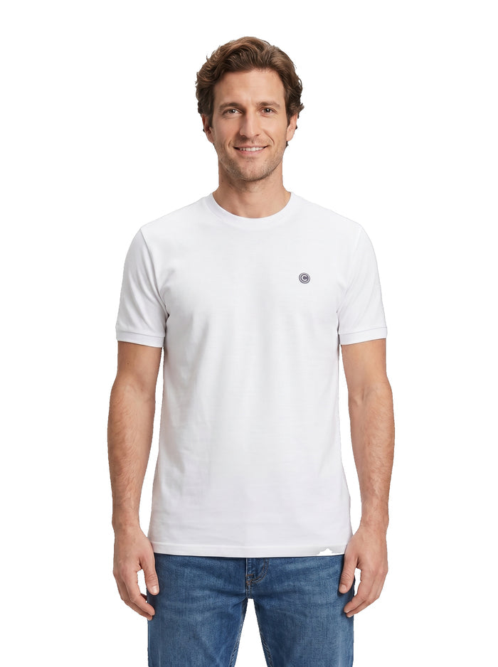 COLMAR girocollo piquet bianco 7569R 7XH-01