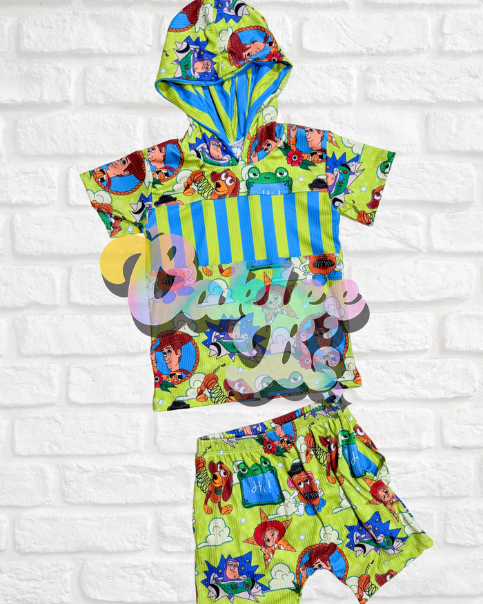 Green Toys Hooded Upton & Pocket Jasper Shorts