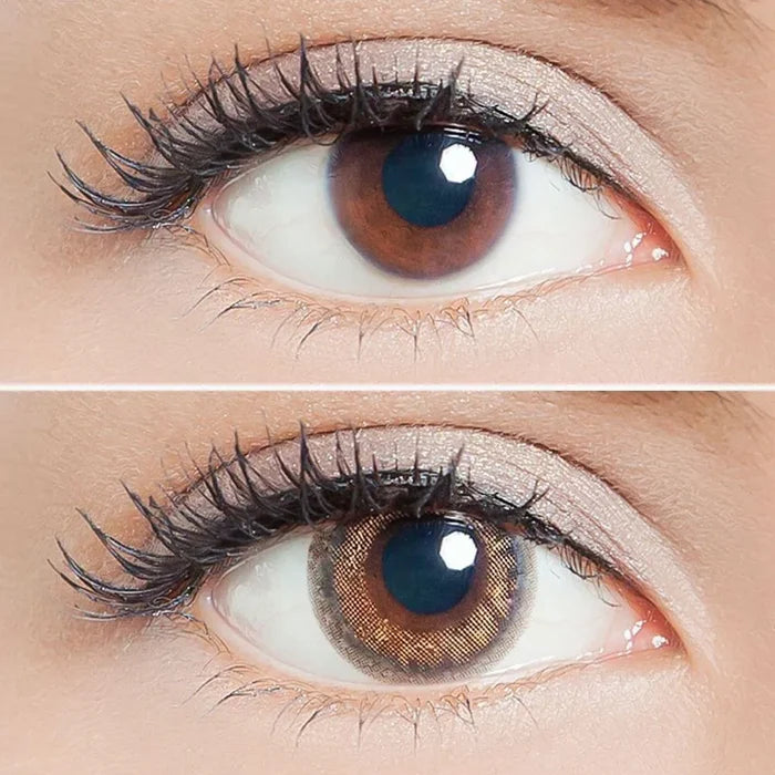 Lilmoon 1-Day Cream Grege (10pk) Color Contact Lens for Dark Eyes - Eyecandys