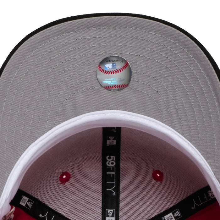 New York Yankees X Mets Red and Black 2000 World Series