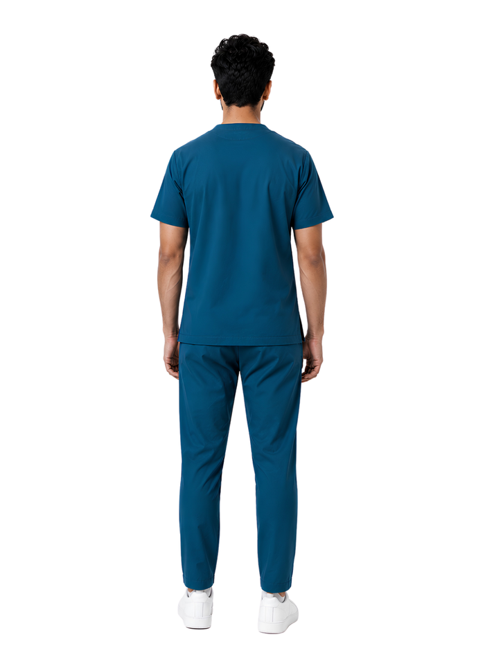 ONYX 4 POCKET MANDARIN MEN (TEAL) SCRUB
