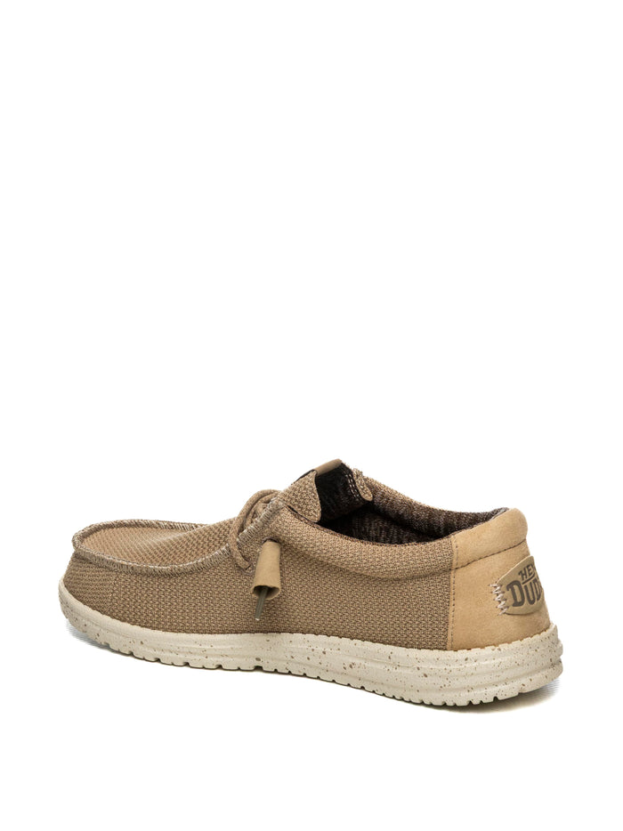 HEY DUDE Slip on wally sport mesh tan 40403 WALLY SPORT MESH-25W