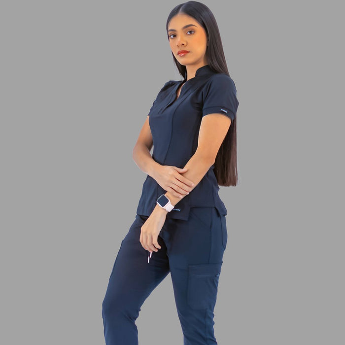 Women's Top 930 Navy Blue Super Stretch, Scrubs 930