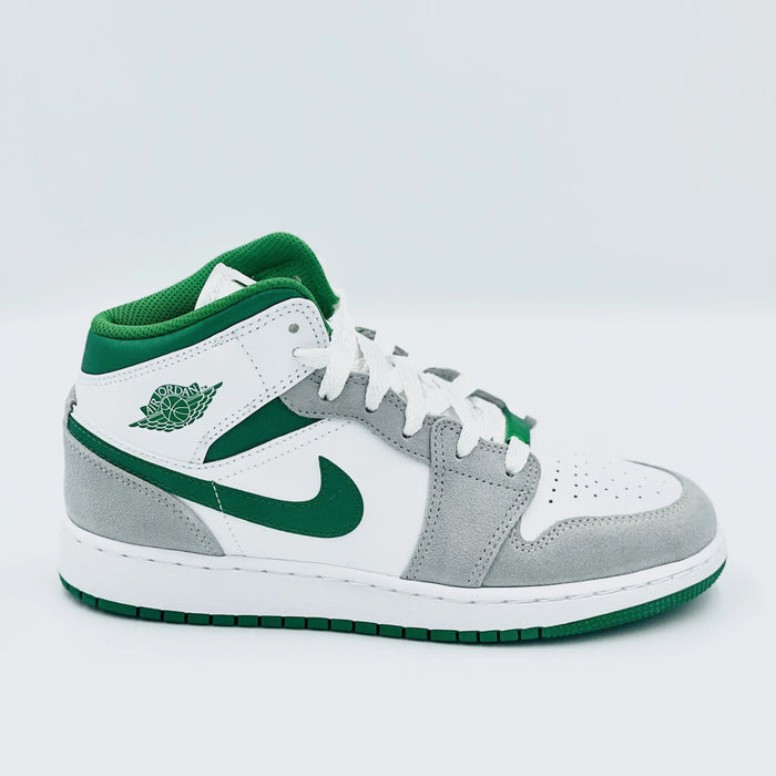 Air Jordan 1 Mid Pine Green Smoke Grey