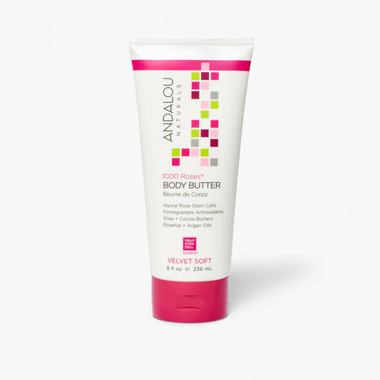1000 Roses Velvet Soft Body Butter - Andalou Naturals US