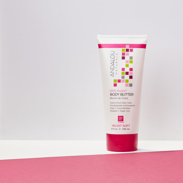 1000 Roses Velvet Soft Body Butter - Andalou Naturals US