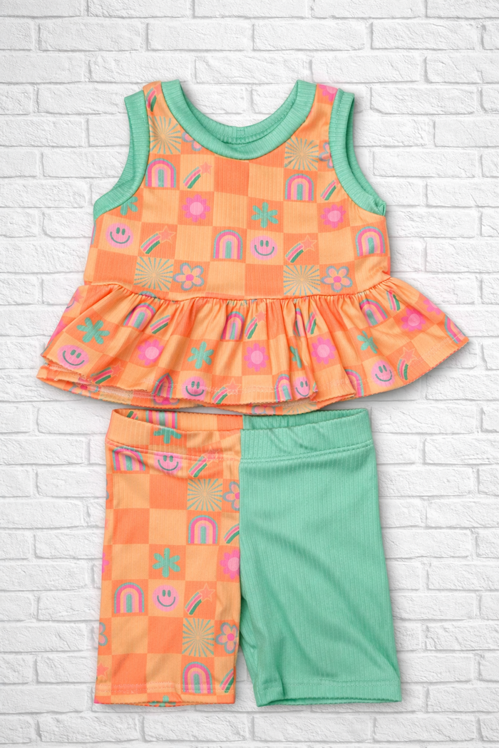 12m RTS tank peplum & bikers