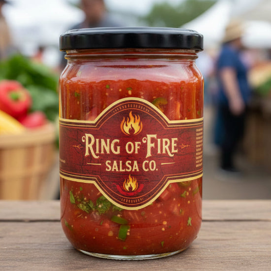 16 oz Salsa Jar, 12 per Case