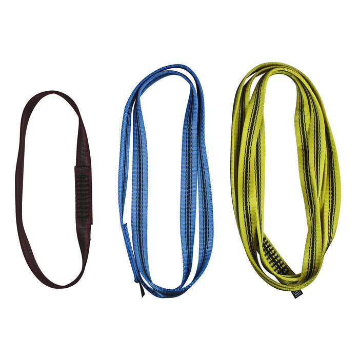 18 mm Open Sling Set - Black, Blue, Yellow