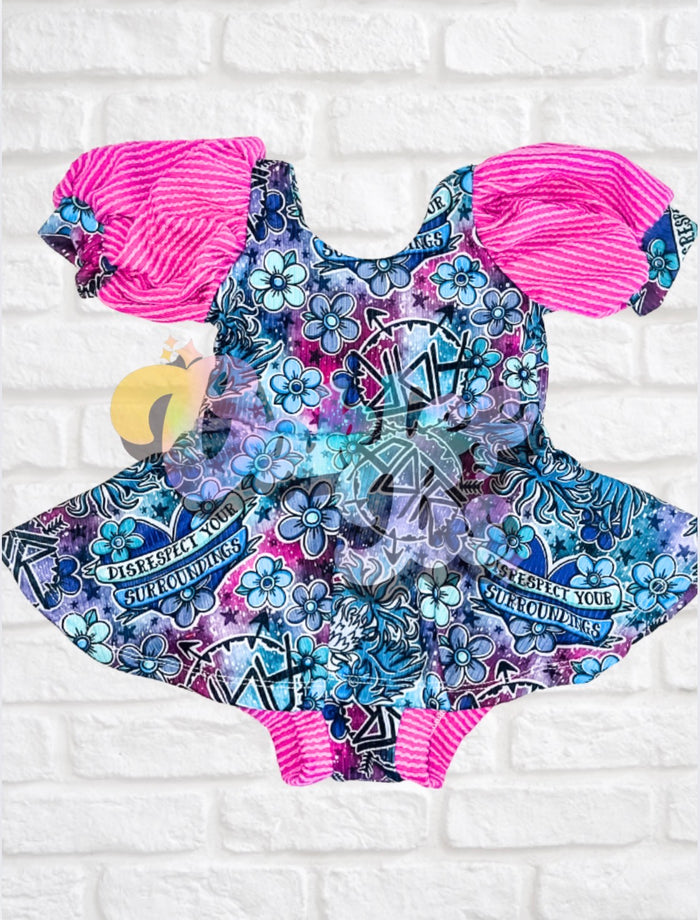 18m RTS short puff sleeve brielle romper