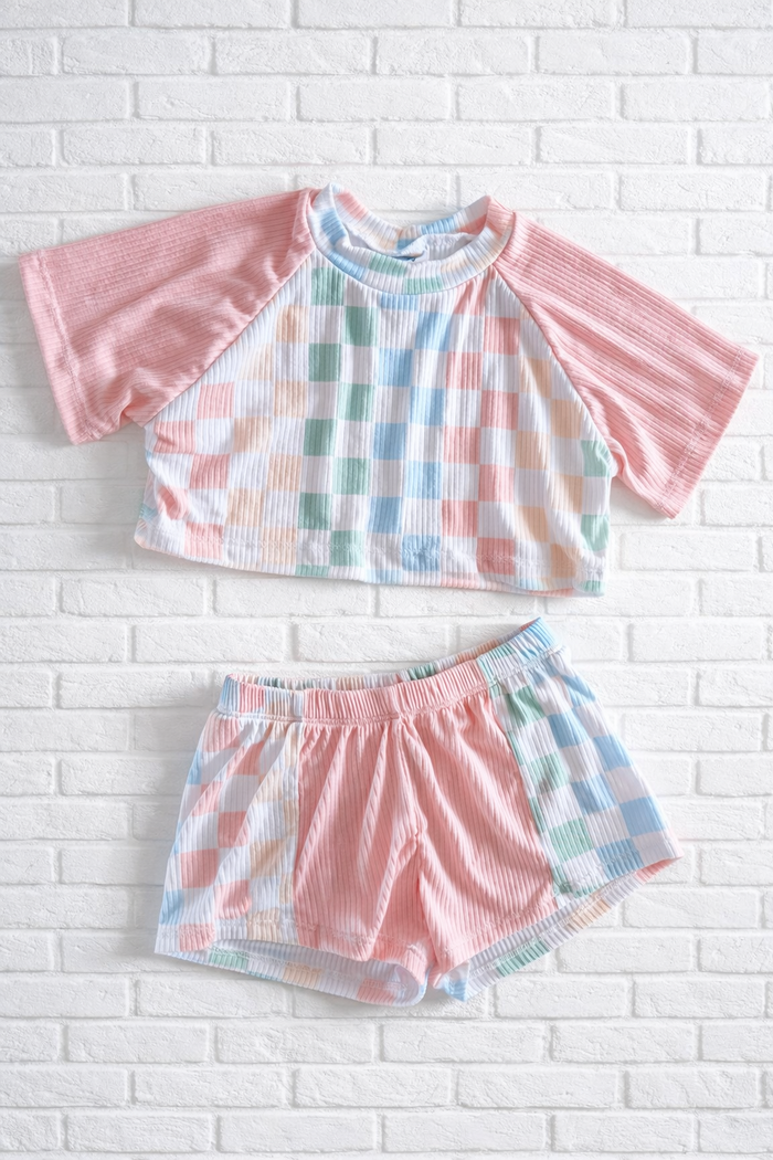 2T RTS true crop raglan & breezy shorts