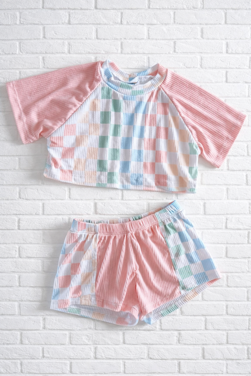 2T RTS true crop raglan & breezy shorts