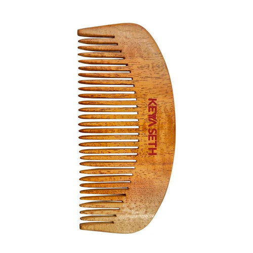 Free 3-in-1 Neem Wooden Comb Small Size - Keya Seth Aromatherapy