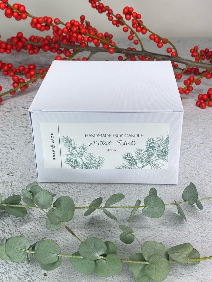 3 Wick Winter Forest, Large Soy Wax Candle