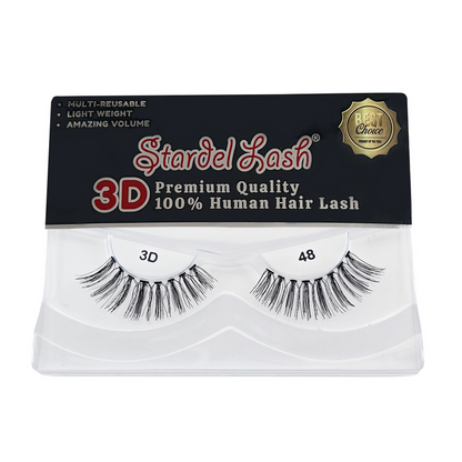 3D Human Primium Human Lashes - #3DP-48