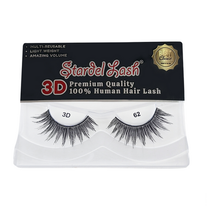 3D Human Primium Human Lashes - #3DP-62