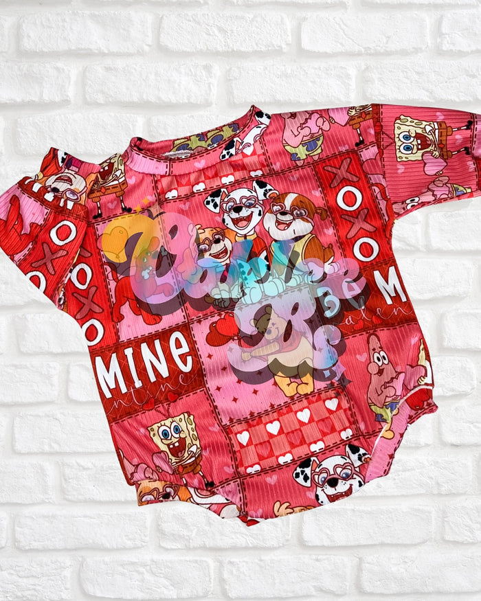 3m RTS sweater romper w snaps