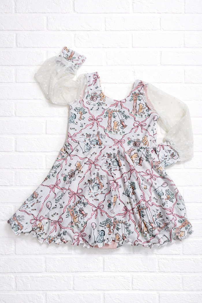 3T RTS Brielle romper w snaps