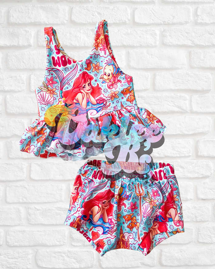 3T RTS *SWIM* Paisley Top & Shorties