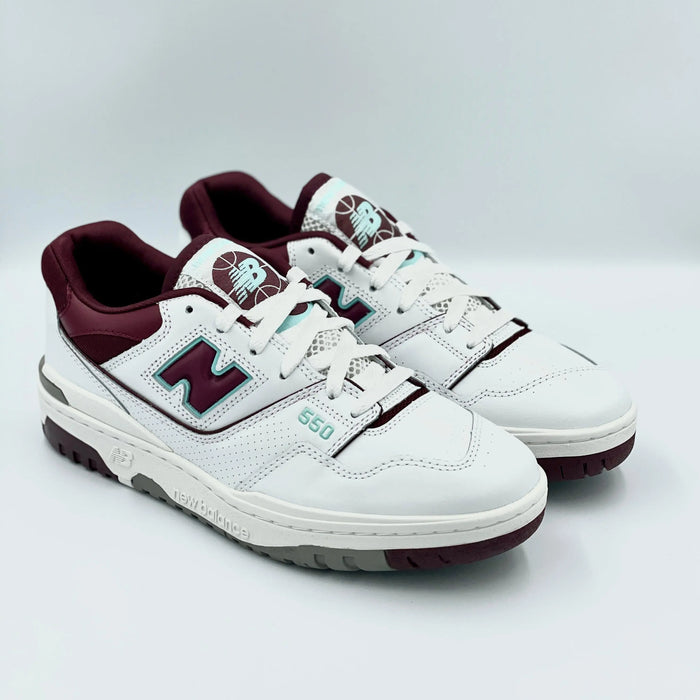 New Balance 550 Burgundy Cyan  SA Sneakers