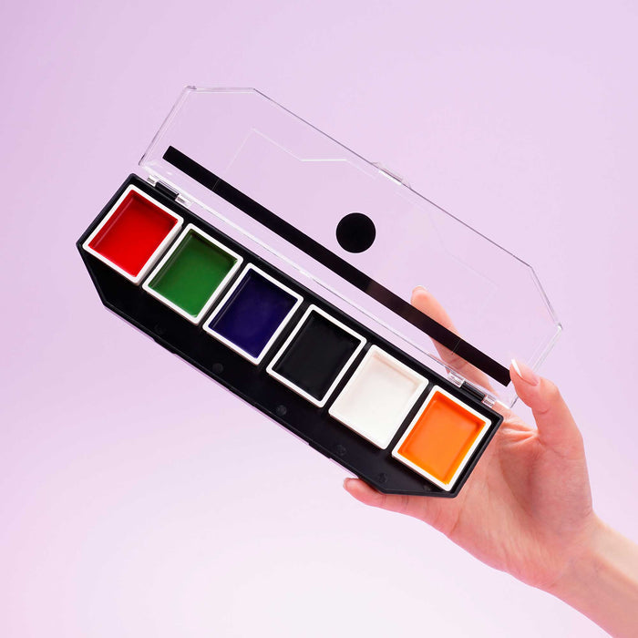 6-Color On-Camera Primary Alcohol-Activated Palette