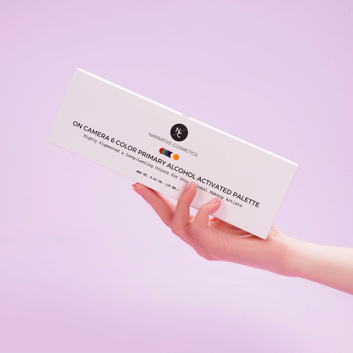 6-Color On-Camera Primary Alcohol-Activated Palette