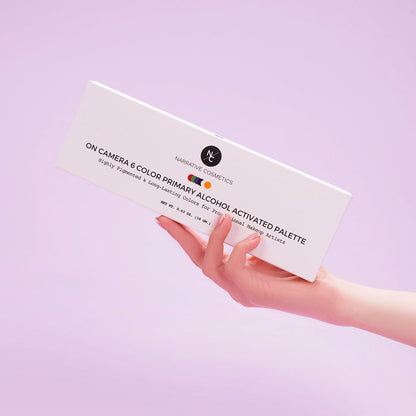 6-Color On-Camera Primary Alcohol-Activated Palette