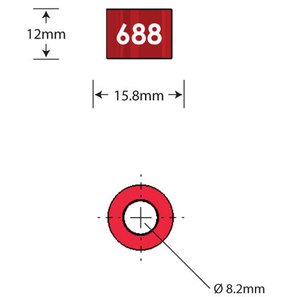688 Over Axle Adapter Dimensions