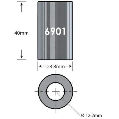 6901 Over Axle Adapter Dimensions