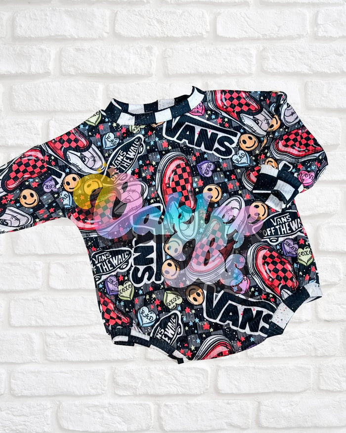 6m RTS sweater romper w snaps
