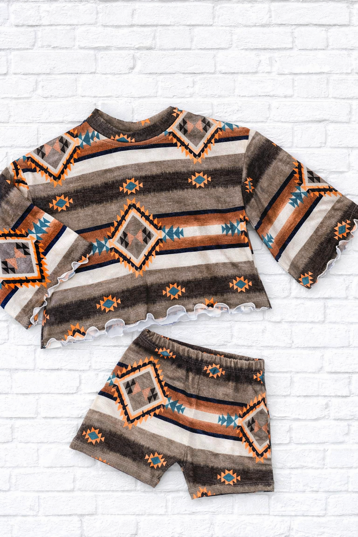 7/8 RTS mock neck sweater top & bikers