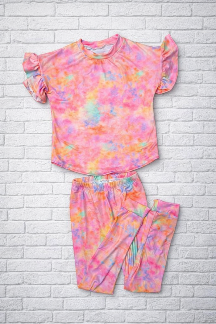 7/8 RTS ruffle dolman and leggings