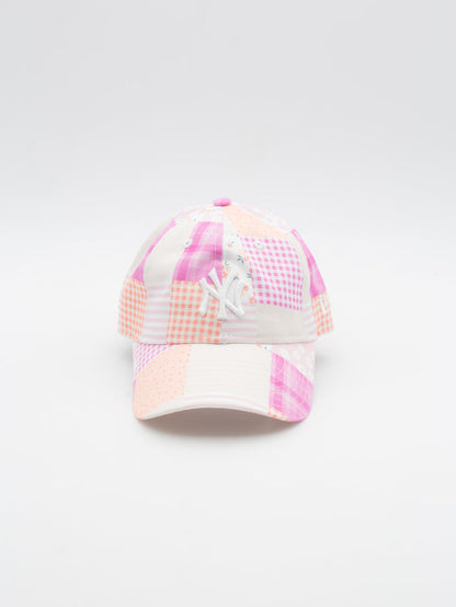 9FORTY Chyt Patchwork New York Yankees Kids Pink