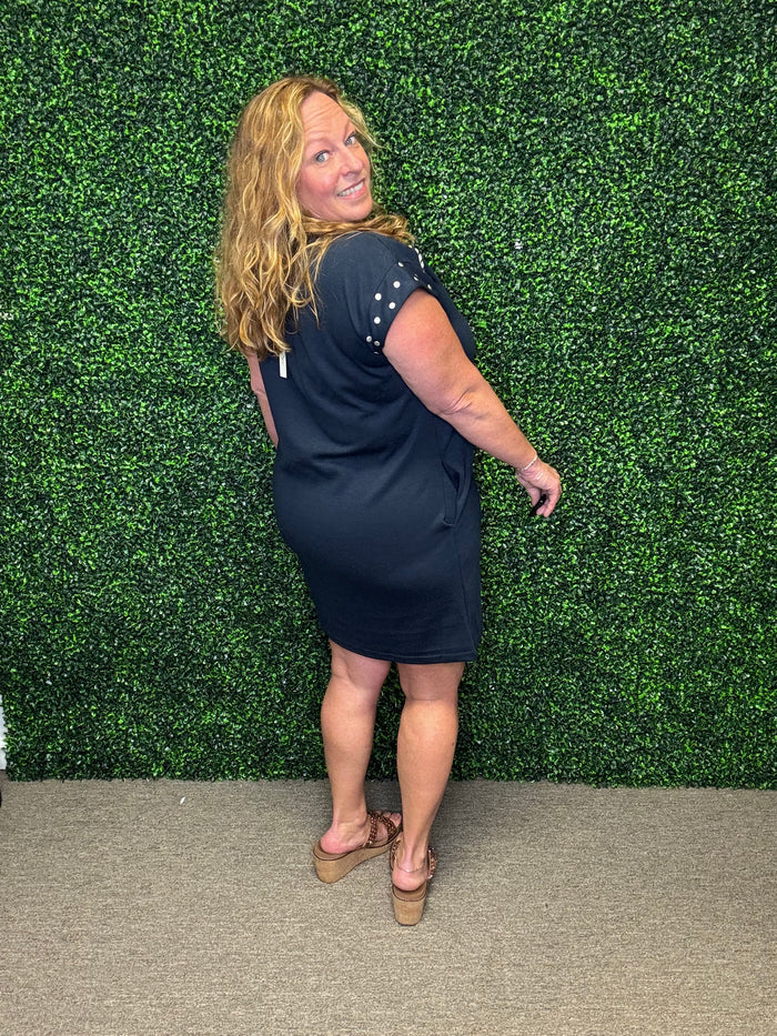 The Navy Shift Dress