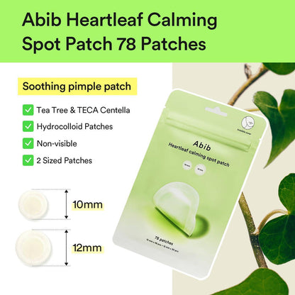 Abib Heartleaf Calming Spot Patch 78 patches