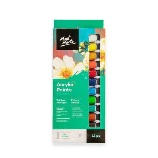 Acrylic Paints Signature 12pc x 12ml (0.4 fl.oz)