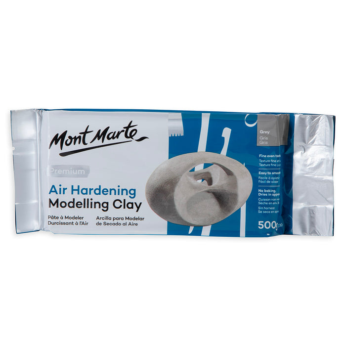 Air Hardening Modelling Clay Premium 500g (1.1lb) - Grey