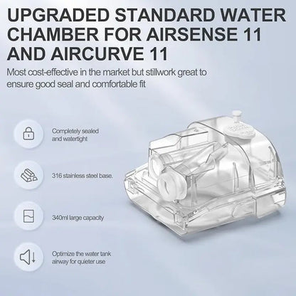 AirSense/AirCurve 11 Tubing Humidifier Chamber – 340ml Tub - CPAPstudio.co.uk