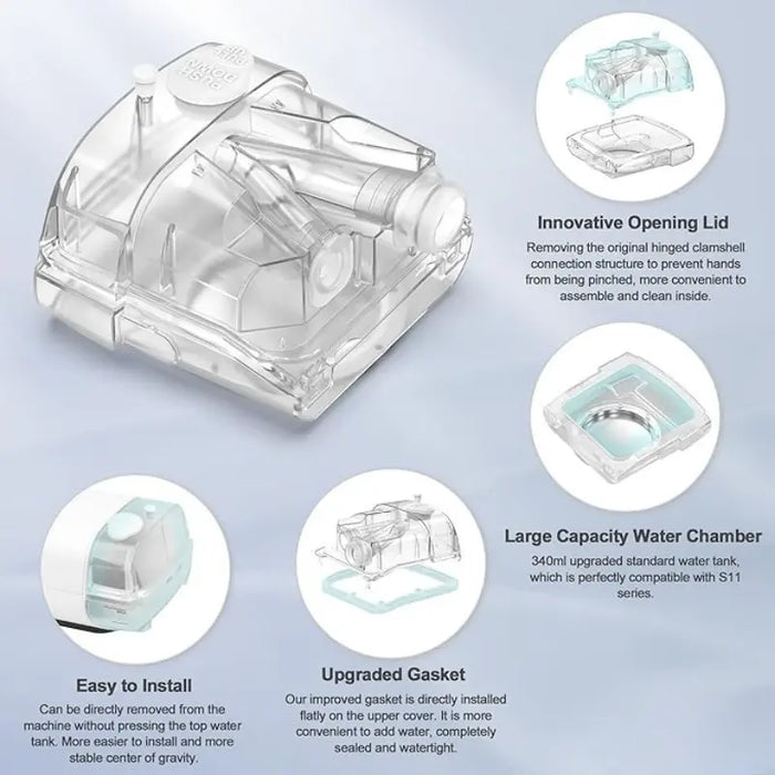 AirSense/AirCurve 11 Tubing Humidifier Chamber – 340ml Tub - CPAPstudio.co.uk