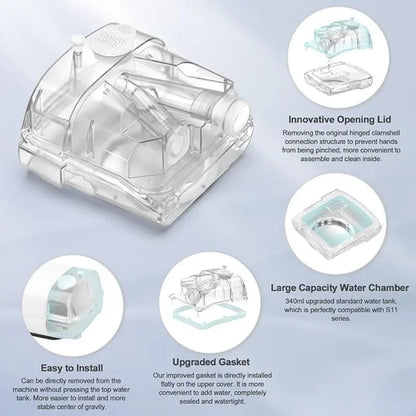 AirSense/AirCurve 11 Tubing Humidifier Chamber – 340ml Tub - CPAPstudio.co.uk