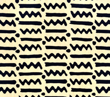 Alan Campbell Fabric: Jaybee - Navy on Cream Suncloth